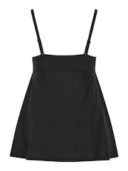 Yours Curve Black Tab Front Bandeau Swimdress - Image 6 of 6