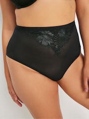 Yours Curve Pink & Black Briefs 2 Pack - Image 3 of 8