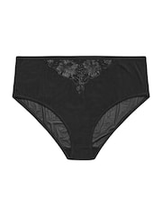 Yours Curve Pink & Black Briefs 2 Pack - Image 8 of 8