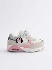 Multi Minnie Mouse Elastic Lace Chunky Trainers - Image 2 of 5