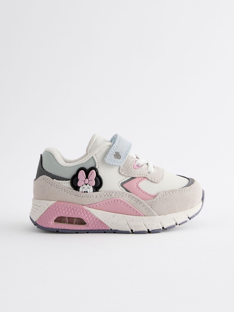 Multi Minnie Mouse Elastic Lace Chunky Trainers - Image 2 of 5