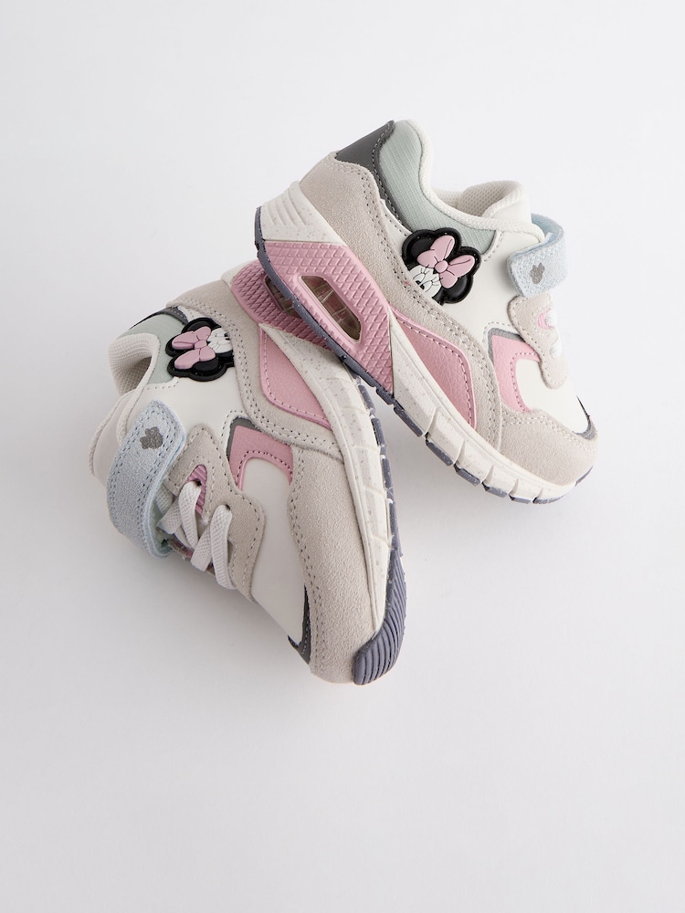 Multi Minnie Mouse Elastic Lace Chunky Trainers - Image 5 of 5