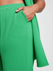 Yours Curve Green Wide Leg Trousers - Image 5 of 6