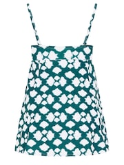 Yours Curve Green Knot Front Bandeau Swimdress - Image 6 of 6