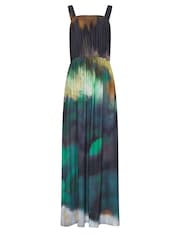 Long Tall Sally Blue Blurred Ombre Strappy Midaxi Dress - Image 5 of 5