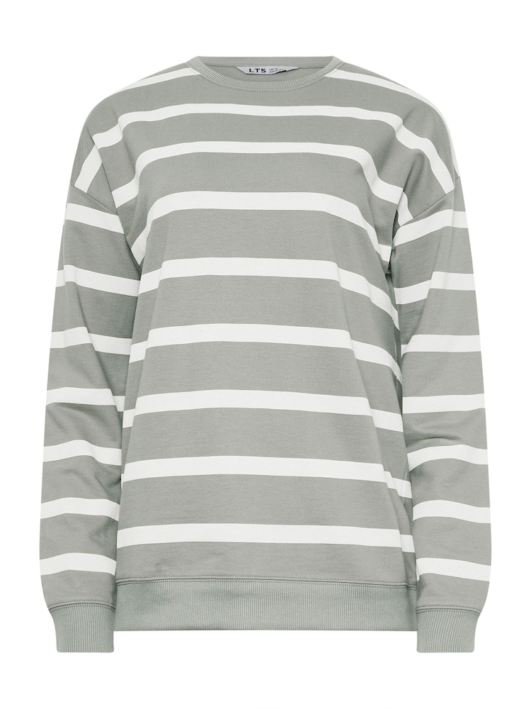 Long Tall Sally Sweatshirt mit Rundhalsausschnitt und Streifen - Bild 5 von 5 Long Tall Sally Sweatshirt mit Rundhalsausschnitt und Streifen - Bild 5 von 5