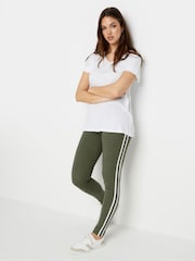 Verde - Leggings con rayas en los laterales de Long Tall Sally - Imagen 1 de 5