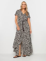 Long Tall Sally Natural Brown Animal Maxi Dress - Image 1 of 6