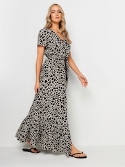 Long Tall Sally Natural Brown Animal Maxi Dress - Image 2 of 6