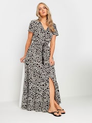Long Tall Sally Natural Brown Animal Maxi Dress - Image 3 of 6