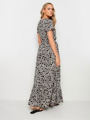 Long Tall Sally Natural Brown Animal Maxi Dress - Image 4 of 6