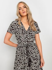 Long Tall Sally Natural Brown Animal Maxi Dress - Image 5 of 6