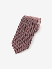 Red/Yellow Gold Silk Textured Tie - Image 1 of 3