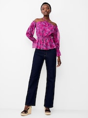 French Connection Arla Hallie Crinkle Blouse - Изображение 1 из 4