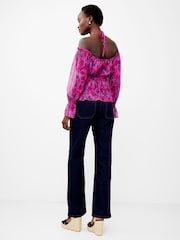 French Connection Arla Hallie Crinkle Blouse - Изображение 2 из 4