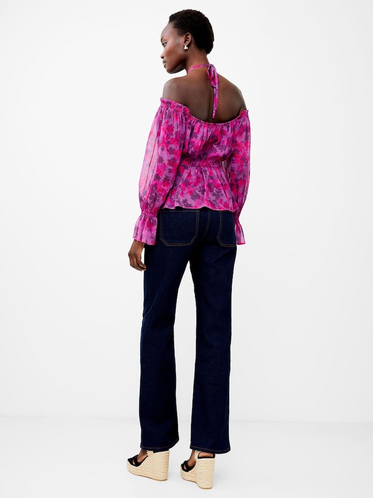 French Connection Arla Hallie Crinkle Blouse - Изображение 2 из 4