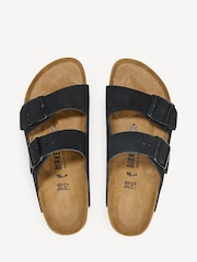 Birkenstock Black Arizona Suede Sandals - Image 3 of 3