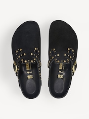 Birkenstock Black Boston Rivet Clogs - Image 2 of 3