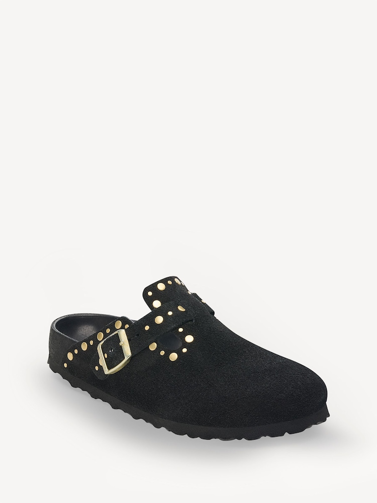 Birkenstock Black Boston Rivet Clogs - Image 3 of 3
