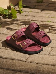 Birkenstock Berry Red St. Barths Sandals - Image 3 of 7