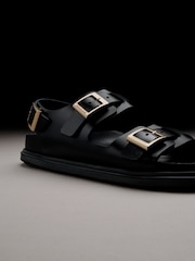 Birkenstock Black Cannes Sandals - Image 3 of 8