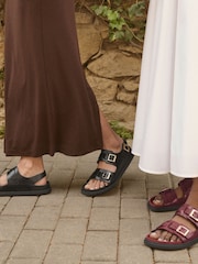 Birkenstock Black Cannes Sandals - Image 8 of 8