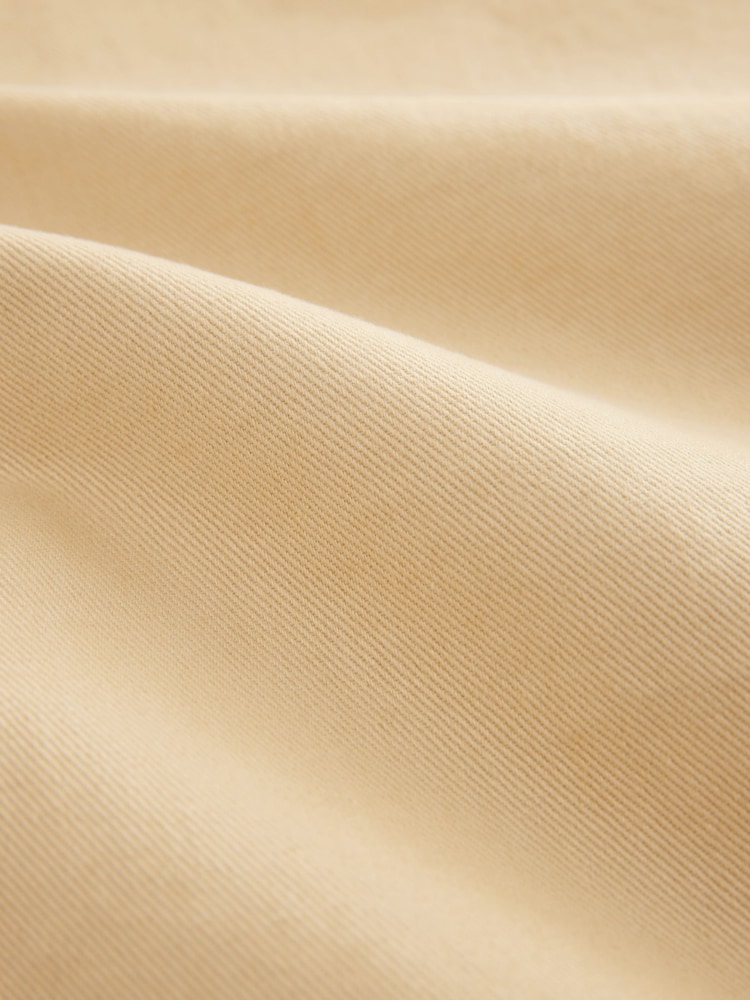 Butter Yellow Corduroy Collar Worker 100% Cotton Jacket - Image 8 of 8