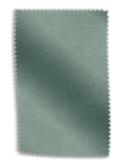 Plush Chenille Slate Teal Blue Mayfair Upholstered Hotel Bed Frame with Ottoman Storage Bedside Tables and Lights - Image 8 of 8