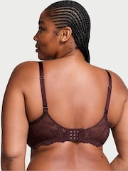 Victoria's Secret Burgundy Purple Lace Lightly Lined Demi Bra - Image 2 of 5
