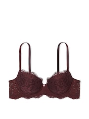 Victoria's Secret Burgundy Purple Lace Lightly Lined Demi Bra - Image 3 of 5