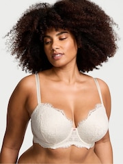 Victoria's Secret Coconut White Lightly Lined Demi Lace Bra - Image 1 of 5