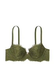 Victoria's Secret Woodland Green Lace Lightly Lined Demi Bra - Image 3 of 5
