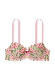 Victoria's Secret Pink Lightly Lined Demi Lily Embroidery Bra - Image 3 of 4