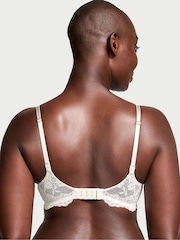 Victoria's Secret Coconut White Lace Trim Lightly Lined Demi Bra - Image 2 of 5