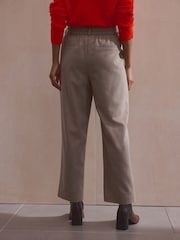 Natural Premium Wool Rich Wide Leg Trousers - Image 4 of 5