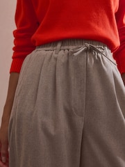 Natural Premium Wool Rich Wide Leg Trousers - Image 5 of 5