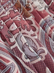 Boho Pink Printed Midi Skirt - Image 7 of 7