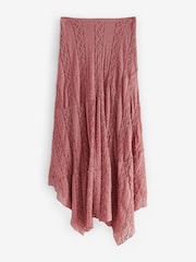 Pink Lace Maxi Skirt - Image 5 of 7