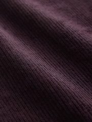 Burgundy Cord Mini Skirt - Image 5 of 6