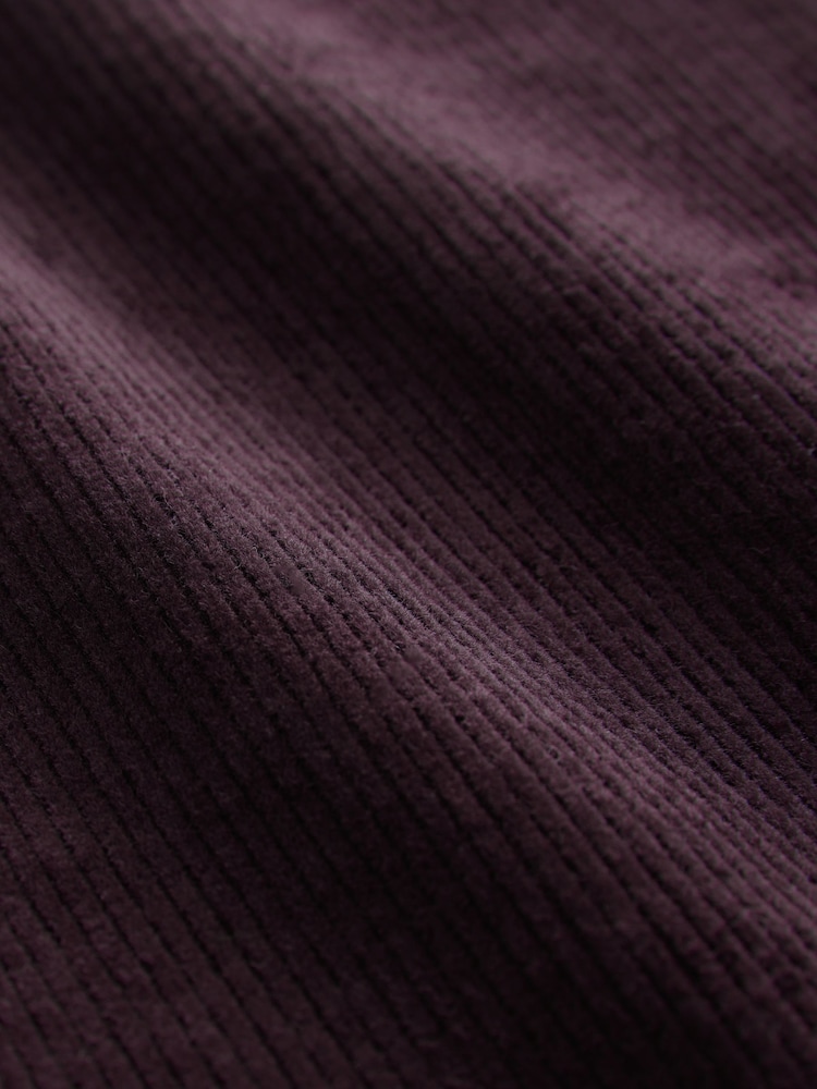 Burgundy Cord Mini Skirt - Image 5 of 6
