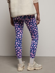 Purple Animal Print Elements Fleece Lined Leggings - Image 3 of 7
