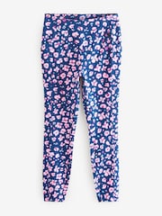 Purple Animal Print Elements Fleece Lined Leggings - Image 5 of 7