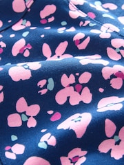 Purple Animal Print Elements Fleece Lined Leggings - Image 6 of 7