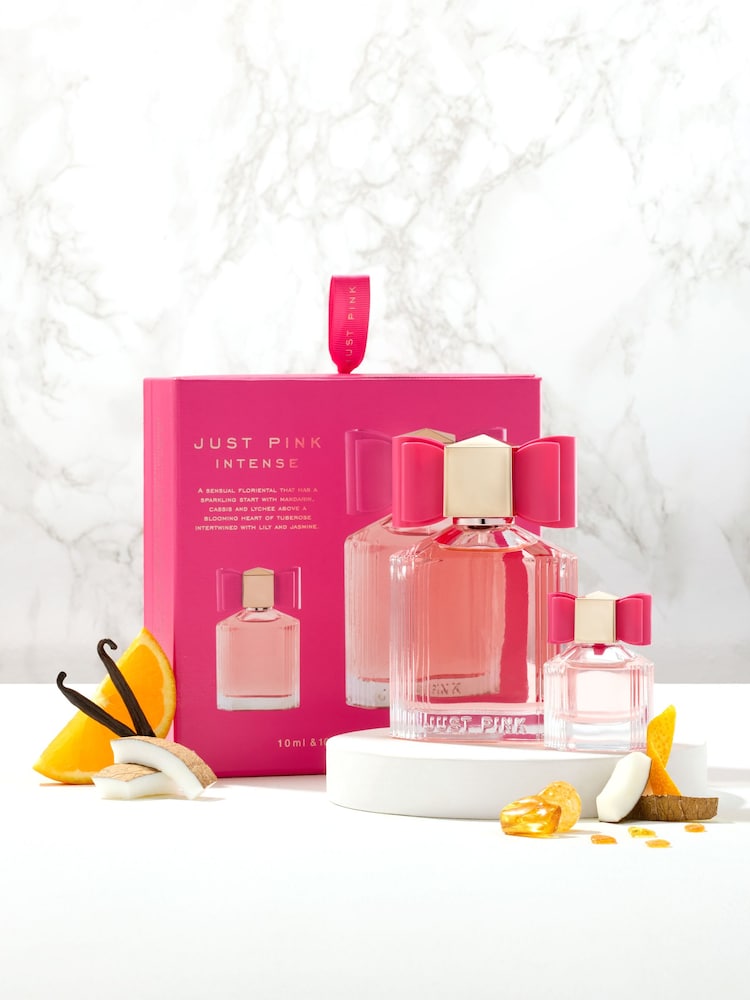 Just Pink Intense 100ml and 10ml Perfume Gift Set - Image 1 of 5