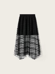AllSaints Black Celia Skirt - Image 7 of 7