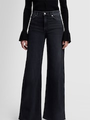 7 For All Mankind LOTTA Luxe Vintage Topline Black Jeans - Image 2 of 6