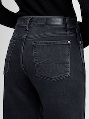 7 For All Mankind LOTTA Luxe Vintage Topline Black Jeans - Image 3 of 6