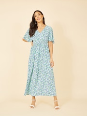 Yumi Maxikleid mit Blümchenmuster - Bild 1 von 5