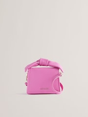 Pink - Ted Baker Nialinn Weiche Mini-Tasche mit Knotendesign und Schleife - Bild 3 von 6