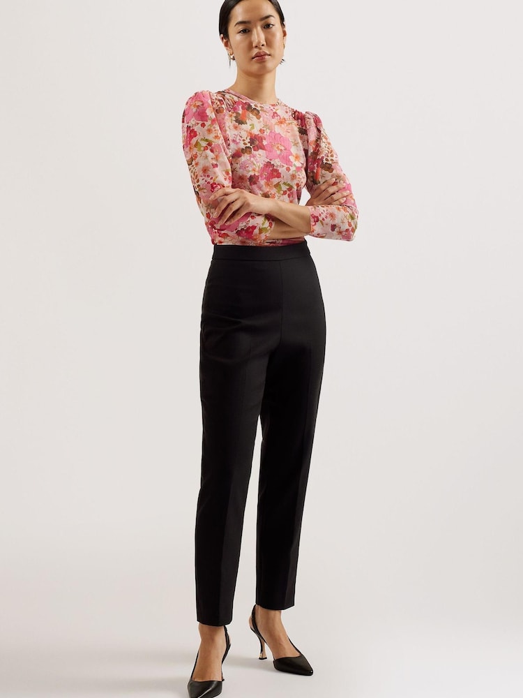 Ted Baker Black Manabut Tailored Trousers - Image 1 of 5
